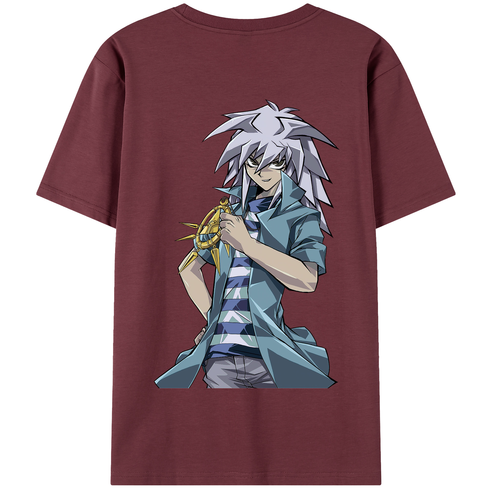 （画像用） 遊☆戯☆王 Yu-Gi-Oh! 綿100％半袖Tシャツ（背面プリント）